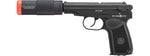 Ics Ble Pm2 Makarov Airsoft Pistol W/ Suppressor (Black)