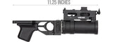 Double Bell GP-30 Style Series Airsoft Grenade Launcher (BLACK)
