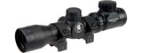 Lancer Tactical 2-6x Tactical Rifle Scope with Red/Green Illumination (Color: Black)