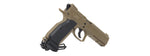 Tactical Detachable Mini Pistol Keychain (Color: Tan)