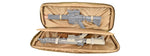 Lancer Tactical 1000D Nylon 3-Way Carry 35" Double Rifle Gun Bag (KHAKI)