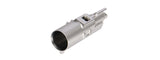 COWCOW CNC Aluminum High Flow Nozzle for TM Hi-Capa/1911 Pistols (Silver) Airsoft Gun / Accessories