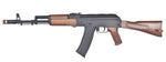 Well D74 AK-74 Plastic Gear Airsoft Gun (COLOR: BLACK & WOOD)