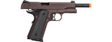 Double Bell M1911 Gas Blowback Airsoft Pistol [Polymer] (CRIMSON BROWN)