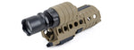 Element M4A1 M500A Lithium Powered Flashlight System - Dark Earth Airsoft Gun