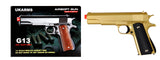 Ukarms G13G Metal Spring Pistol, Gold