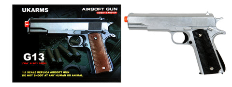 Airsoft Gun UK Arms Airsoft G13 Zinc Alloy Steel Spring Pistol 220 - 240 FPSf