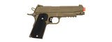 G38T Spring Powered 1911 Metal Training Pistol (Dark Earth)