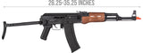 Well G74Cc-W Ak74 Co2 Gbb Rifle W/ Folding Stock (Faux Wood)