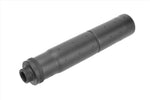 Golden Eagle Airsoft 185mm Threaded Aluminum Mock Suppressor-BLACK