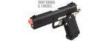 Golden Eagle IMF 3301 OPS-M.RP HiCapa Semi-Auto GBB Metal Pistol, BK