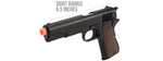 Golden Eagle IMF 3305 1911A1 Single Stack Semi-Auto GBB Metal Pistol, Bk