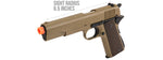 Golden Eagle IMF 3306 1911A1 Single Stack Semi-Auto GBB Metal Pistol, De