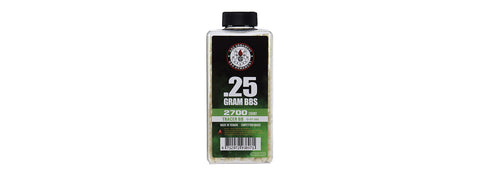 G&G 6Mm Competition Grade 0.25G Airsoft Tracer Bbs [2700 Round Bottle] (Green)