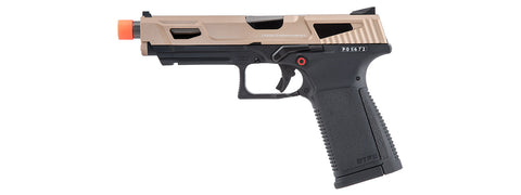 G&G GTP9 MS Gas Blowback Airsoft Pistol (Color: Black / Desert Tan)