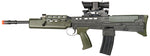Airsoft Gun HFC Airsoft L85 A1 Spring Powered Rifle w/ Scope - OD GREEN