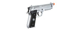 HFC Metal M9 Green Gas Powered Airsoft Pistol (Color: Silver)