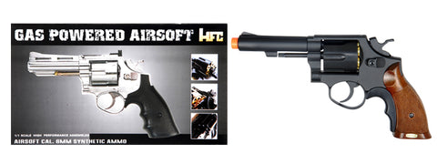 Airsoft Gun HFCHG-131B Gas Powered Revolver Pistol Gas Powered Revolver Pistol