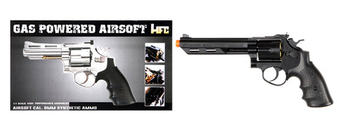 Airsoft Gun HFC HG-133B Gas Powered Revolver Pistol