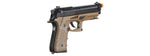 HFC Metal M92 Full-Automatic Green Gas Blowback Airsoft Pistol (Color: Black & Dark Earth)