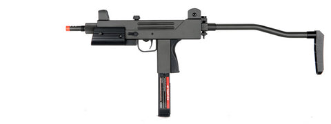 Airsoft Gun HFC Airsoft Gas Powered Pistol Carry Case Folding Stock Black