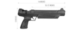 Hk-2251350 Strike Point Pump-Action Airgun Pistol (Black)