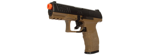 Umarex Airsoft Walther Ppq Spring Pistol W/ Locking Slide - Tan