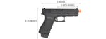 Elite Force Licensed Gen 4 Glock 17 CO2 Blowback Airsoft Pistol (Color: Black)