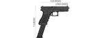 Elite Force Licensed Glock 18C Gen3 - Gas Blowback [Semi/Full-Auto] - Black (W/Extended Mag)