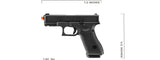 Umarex Elite Force Glock 45 Gen 5 Gas Blowback Airsoft Pistol (Color: Black)