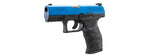Umarex T4E Walther Ppq Le .43 Cal Paintball Pistol With Extra Magazine (Black/Blue)