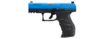 Umarex T4E Walther Ppq Le .43 Cal Paintball Pistol With Extra Magazine (Black/Blue)
