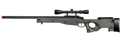 IU-L96GA Bolt Action Sniper Rifle W/ Scope (COLOR: OD GREEN)
