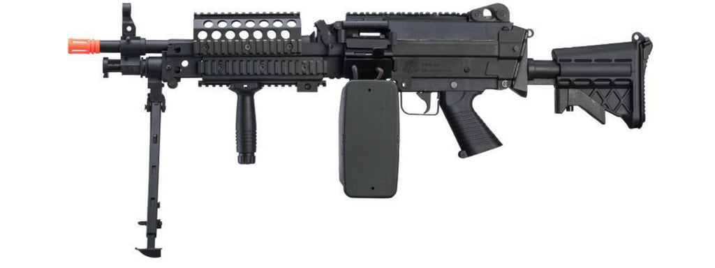 A&K MK46 M249 Saw Light Machine Gun w/ Polymer Receiver (Color 