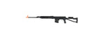 A&K Airsoft Gun SVD S Bolt Action Rifle w/ Folding Stock (Black) Airsoft Gun