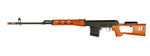 A&K IU-SVDW AK Spring Rifle w/ Removable Cheek Rest and Faux Wood Airsoft Gun