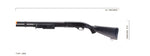 UK Arms IU-SXR4 M870 Tactical Spring Shotgun (Black)