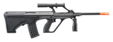 Army Armament Polymer Aug Aeg Airsoft Rifle W/ Scope (Color: Black)