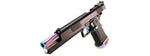 Laylax Nine Ball Custom Extended Magazine Release for Tokyo Marui Hi-Capa Series Airsoft Gun GBB Pistols (Color: Heat Gradation)