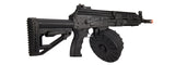 Lct Lck-16 Steel Aeg Rifle W/ Aster V2 Se Expert & Side-Folding Stock (Black)