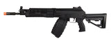 Lct Lck-16 Steel Aeg Rifle W/ Aster V2 Se Expert & Side-Folding Stock (Black)