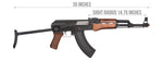 LCT-LCK47S-AEG LCK47S Full Metal Airsoft AK47 Series AEG w/ Real Wood