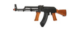 LCT-LCKM63-AEG LCT Real Wood Full Metal AK47 w/ Foregrip (Black / Wood)