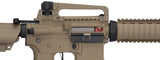 Lancer Tactical Airsoft Rifle Gun 370 - 395 FPS Hybrid Gen 2 M4 RIS Airsoft AEG (TAN)