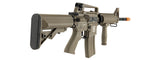 Lancer Tactical Airsoft Rifle Gun 330 - 349 FPS ProLine Series M4 RIS Airsoft AEG - TAN
