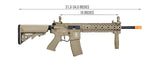 Lancer Tactical Airsoft Rifle Gun 330 - 350 FPS ProLine Series M4 EVO Airsoft AEG Rifle - TAN