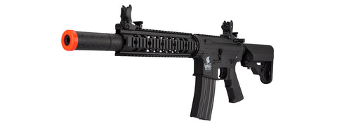 Lancer Tactical Airsoft Rifle Gun 370-390 FPS Gen 2 SD Nylon Polymer AEG Airsoft Rifle - BLACK