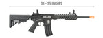 Lancer Tactical Airsoft Rifle Gun 330 - 349 FPS ProLine Series M4 Carbine 10" AEG - BLACK