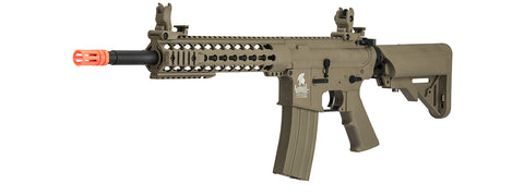 Lancer Tactical Airsoft Rifle Gun G2 Airsoft 370 - 395 FPS M4 Carbine 10" AEG Rifle - DARK EARTH