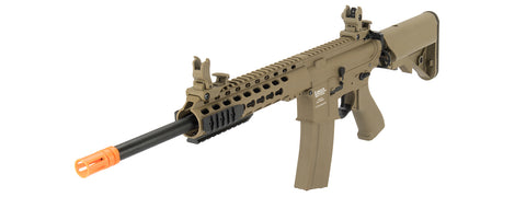 Lancer Tactical Airsoft Rifle Gun 330 - 349 FPS ProLine Series M4 Carbine 10" AEG - TAN